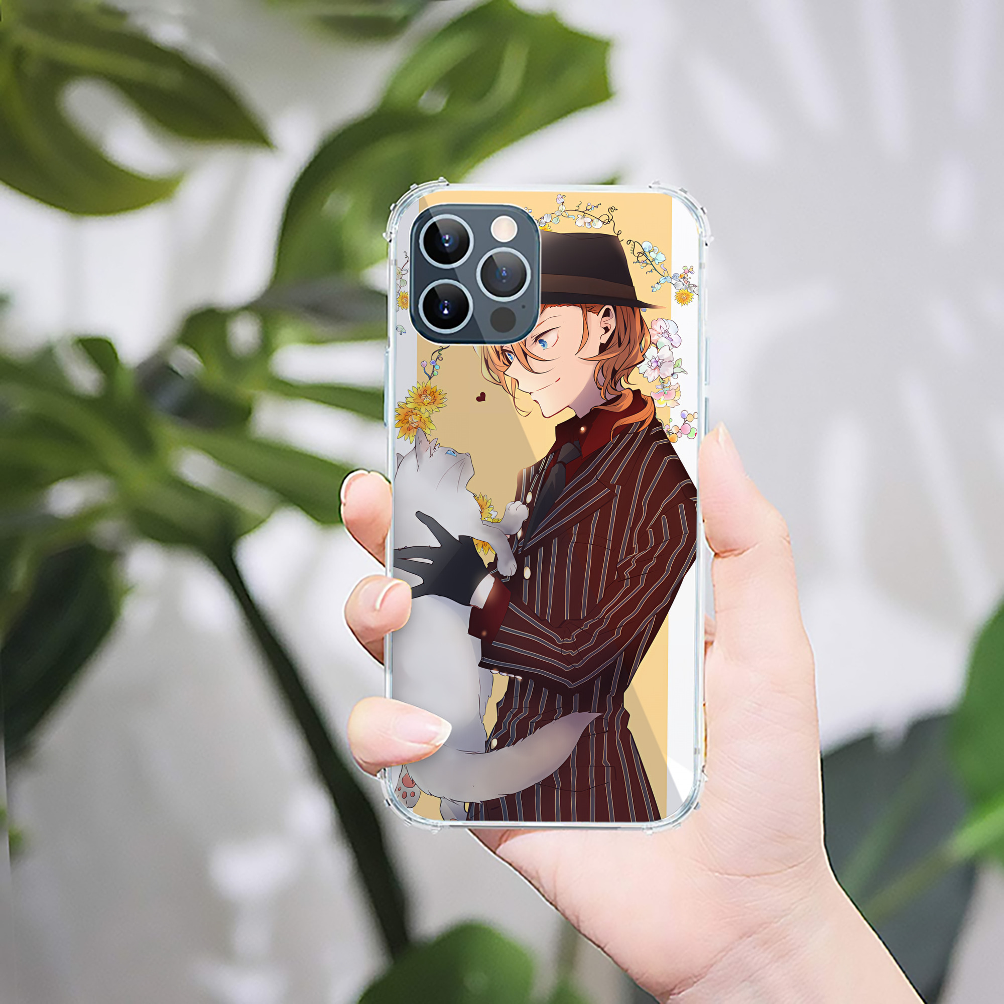 （画像用） 文豪ストレイドッグス Bungo Stray Dogs 【iPhone 12シリーズ対応】透明スマホケース（クリアソフトケース）